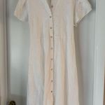 Draper James  White Eyelet Midi Dress Photo 1