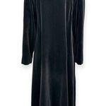Cattiva | Medium | VINTAGE 80s J.L. deBall Velvet Long Formal Dressy Overcoat Black Photo 7