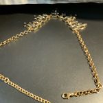 Vintage Iman Green Smokey Gray Glass Bead gold tone fashion necklace 21” Photo 3