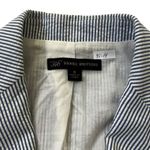 Brooks Brothers Blue & White Striped Two Button Blazer Women Size 8 | 35-14 Photo 3