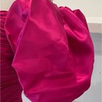 Vintage Cocktail Dress XS 80s Semi Formal Holiday Party Jewel Puff Sleeve RARE Pink Photo 14