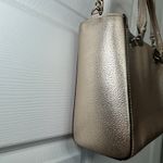 Kate Spade  Wellesley Quinn Metallic Gold Leather Tote Shoulder Bag Purse Photo 12