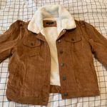 Corduroy Womens Jacket Brown Photo 0