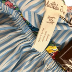 Matilda Jane  On My Mind Women's Short Sleeve Loose‎ Fit Striped Top Medium | NWT Photo 5