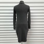 Go Couture  Tunic Top Women Small Gray Turtleneck Long Sleeve Casual Asymmetrical Photo 4