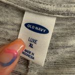 Old Navy  Luxe Swing Light Heather Gray Tank Top Tee - size XL Photo 3