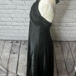 Gia & co satin black halter dress size 4 Photo 11