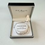 Macy's RH Macy’s & Co NWT 925 Sterling Silver 1/6 carat Diamond adjustable Bracelet Photo 0