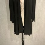 Susan Graver  Black Open Front Cardigan Size XL Photo 1