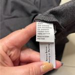 Madewell  Ponte Knit Gray Screenplay Cap Sleeve Pleated Dress Pockets Size Small Photo 4