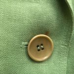 Talbots VTG 100% Irish Linen 2 Button Blazer Jacket Sz. 10P Lined Shoulder Pads Photo 9