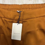 Skies Are Blue NWT  Women's Bronze/Brown‎ Pleated Pants Size 1X Elastic Waistband Photo 1