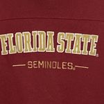 Pressbox Florida State Seminoles Women's SIZE MED Maroon SOFT FLEECE TOP RAWHEM Photo 5