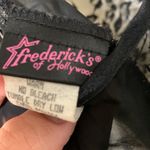 Frederick's of Hollywood  sheer woman black lingerie slip dress v back Photo 5