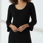 Theory Akala Black Wool Sweater Dress Size S Small EUC!! Photo 0