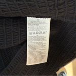 Gap NWT  Long Sleeve Scoop Neck Top Black Size Medium Photo 4