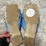 ZARA  Blue Padded Leather Flat Sandals Size 36 EU Photo 4