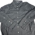 J.Crew Relaxed-fit beach shirt in linen-cotton blend Black BX614 S NIB Photo 5