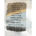 Dress Up Striped Plaid Peplum Button Up Shirt Cottagecore Women Size Small Photo 12