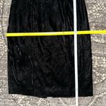 Saks 5th Avenue Saks Fifth Avenue Vintage Women’s 6 Black Crushed Velvet Sweetheart Neck Dress Photo 8