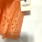 Arizona Jeans Arizona sheer Lace orange tank NWT Medium Photo 2