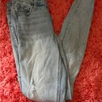Old Navy Light Blue Distressed Skinny Jeans Photo 4