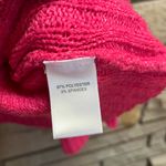 Free People Mock Neck Bell Sleeve Sweater Hot Pink XL Photo 5