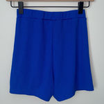 SheIn Blue Ribbed Tank and Shorts Set Photo 0