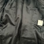 Margaret Godfrey Black Vintage Leather Jacket Blazer Size 10 Great Condition Photo 8