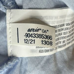 Aerie  Rock 'n' Ruffle Mini Sundress V-Neck Cotton 3/4 Sleeve Baja Blue Size L Photo 12