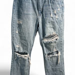 Just Black JBD  Denim Distressed Straight Leg Jeans- Size 29 Photo 0