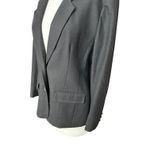 Pendleton Vintage  Wool Blazer Women's sz 12 Black Gold Buttons Preppy Academia Photo 3