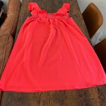 CeCe bright Orange shift dress Photo 9