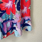 Forever 21 NWT + Lace Up Floral Dress Photo 3