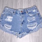 PacSun  Women’s Ripped High Rise Festival Shorts Photo 1