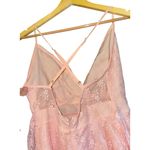 SBerto Lace Tiered Babydoll Mini Dress Fairy Ethereal Women's Small Y2K Ballet Pink Photo 3