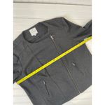 Catherine Malandrino Women's Runway Style Charcoal Gray Side Zip Jacket Size 2XL Photo 3