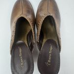 Bare Traps 'Expert' Brown Leather Mules Size 7.5M Photo 3