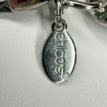 Chico's Rhinestone Silver and Gold Tone Black Braided Cord Necklace β¨ Photo 8