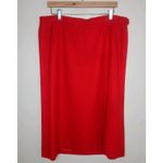 Pendleton Vintage  Red Suit Set Women's 100%‎ Wool Skirt Blazer 80s USA Photo 5