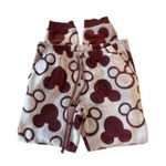 Disney  Women's Fleece Lounge Set M Mickey Mouse Print 2-Piece Winter Cozy Photo 3