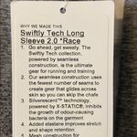 Lululemon  athletica Swiftly Tech Charcoal Long Sleeve Women's Tee size 4 new Photo 3