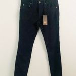 Frye Melissa Velvet Skinny Jeans Midnight Blue Photo 1
