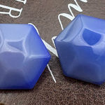 Vintage 60s Lavender Lucite Clip Photo 0