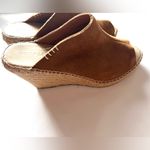 SONALI Tan Suede Peep Photo 5