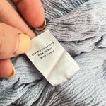 Lulus Women's Crinkle Textured Wrap Skirt Side Tie Tulip Cut Dress Light Blue XL Photo 10