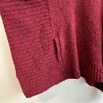 Athleta  Donegal Passage Cowl Neck Red Wool Blend Poncho/Sweater Size S/M Photo 6