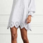 Hill House Mila One Shoulder Mini Dress White Linen Size Medium Photo 0