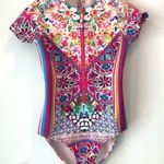 Johnny Was NWT  Locita Surf One Piece Swimsuit Swim Beach XS Floral Photo 2