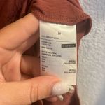 Elodie ✨ Women's Long Sleeve Sz Medium Mauve Bodysuit Ribbed T Shirts Jumpsuit✨ Photo 6